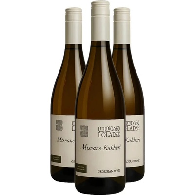 Loladze RKATSITELI+MTSVANE KVEVRI oranžové suché víno 12% 3 x 0,75 l (holá lahev)