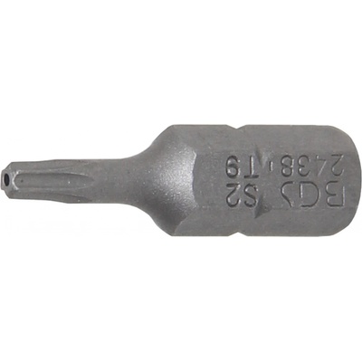 Bit BGS šestihran 6,3 mm 1/4" T profil pro Torx s otvorem T9