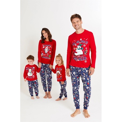 Studio Пижама Studio Family Reindeer Pyjama - Red/Navy
