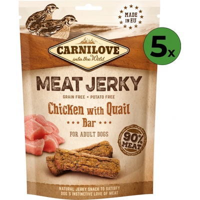 Carnilove Jerky Quail & Chicken Bar 100 g