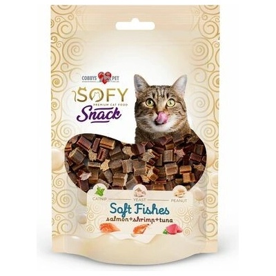 COBBYS PET SOFY Soft Fishes salmon+shrimp+tuna 50 g