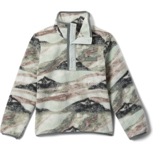 Columbia Детски поларен пуловер Columbia Kid's Helvetia II Printed Half Snap Fleece Fleece jumper - Sedona Sage / Summits / Tea Light - размер 14-16 Years (704-4212-1513)