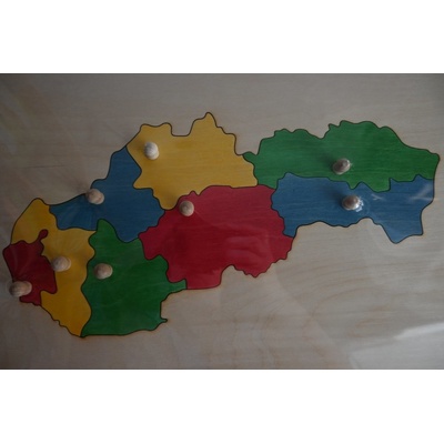 Happy Bunny Puzzle Mapa Slovenska