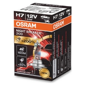 Image 1 of OSRAM Крушка OSRAM H7, 12V, 55W, 3700К, 1500lm, 1 брой