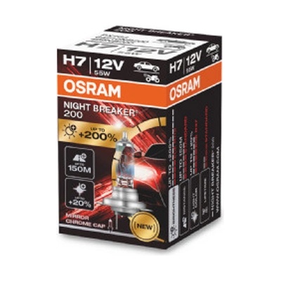 Крушка OSRAM H7, 12V, 55W, 3700К, 1500lm, 1 брой