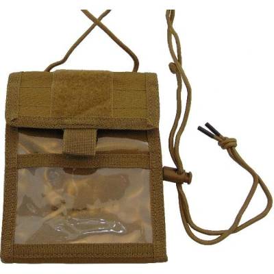 Peněženka ID CASE na šňůrce COYOTE BROWN