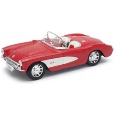 Welly 1957 Chevrolet Corvette Convertible Modrá 1:34