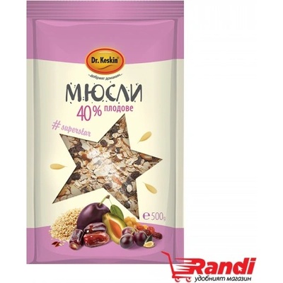 Dr. Keskin Мюсли 40% плодове Dr. Keskin 500гр