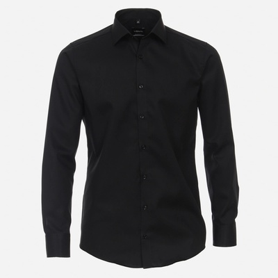 Venti pánska košeľa Non-iron Modern slim fit čierna