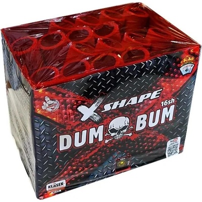 Ohňostroj DUMBUM X-SHAPE 16 ran 20mm