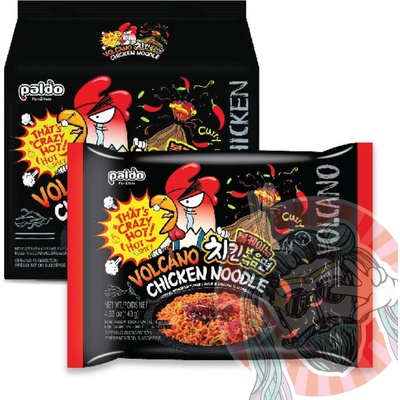 Paldo Instantné rezance s kuracou príchuťou Volcano extra štipľavé 140 g