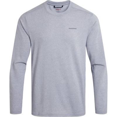 Craghoppers Мъжка блуза с дълъг ръкав Craghoppers Nosilife Abel Longsleeve Longsleeve - Soft Grey Marl (216-3245-1013)