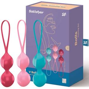 Satisfyer Комплект от три кегел топки SATISFYER Ben-Wa Balls
