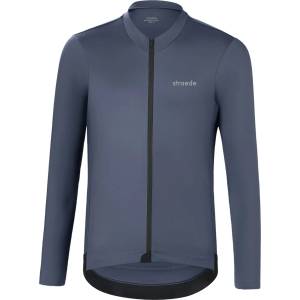 straede Фланелка с дълъг ръкав за колоездене straede Aerlig Longsleeve Cycling jersey - Dusted Blue (056-3819-0213)