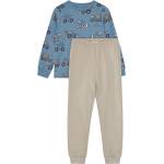 Minymo Детско ежедневно термо бельо Minymo Kid's Pyjamas L/S Set AOP 134262 Everyday base layer - Blue Shadow - размер 98 (EU) (714-1862-0113)