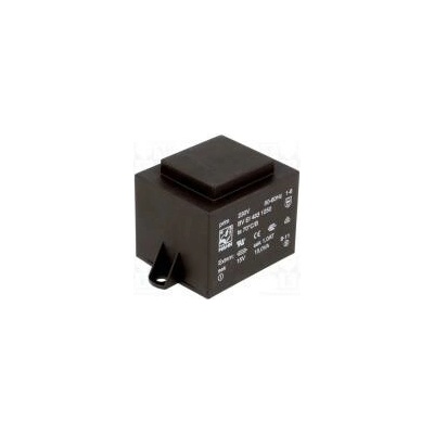 Transformátor zalévaný 15VA 230VAC 15V 1000mA PCB 450g