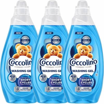 Coccolino Wonder Wash Odor Protection prací prostriedok pre rýchle pranie 3 x 1,48 l 111 PD