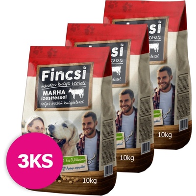 Fincsi Dog Hovädzie 3 x 10 kg