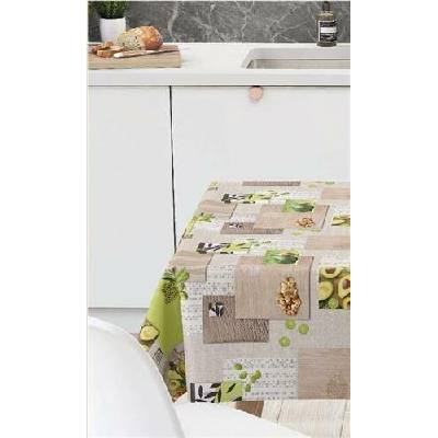 Impol Trade Ubrus PVC 148A avokádo s olivami návin 20 mx140 cm