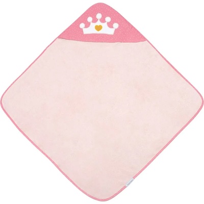 Canpol Babies Royal Baby хавлия с качулка Pink 85x85 см