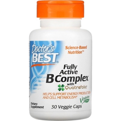 BEST Fully Active B Complex | with Quatrefolic® [30 капсули]