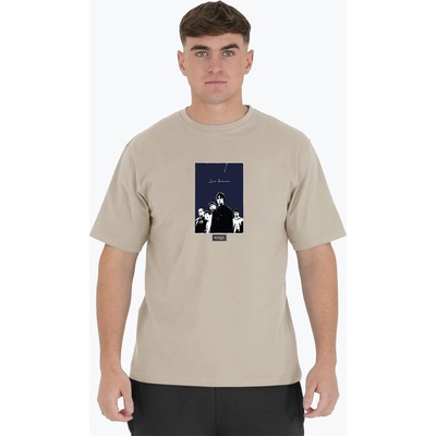 Peaceful Hooligan Тениска Peaceful Hooligan Men's Peaceful Live Forever Regular Fit T-Shirt - Stone
