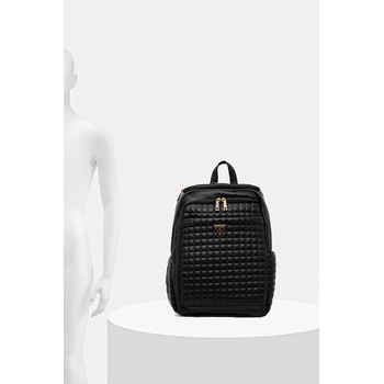 GUESS Раница Guess NADIRA дамска в черно голям размер с изчистен дизайн TWQG84 24033 (TWQG84.24033)