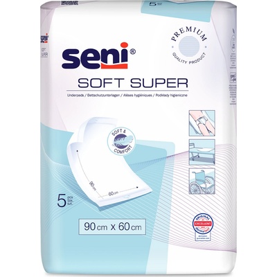 Seni Soft podložky absorpčné 60 x 90 cm 5 ks