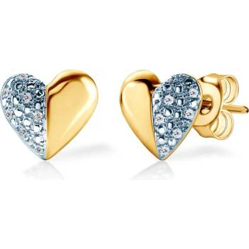 Image 1 of SAVICKI Heart обеци: злато. диаманти