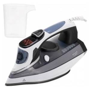 Adler Steam iron with LCD | 11 temperature settings | Anodized SWIFT GLIDE soleplate Ютии