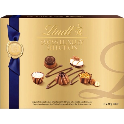 Lindt Švajčiarska kolekcia prémiových pralinek 230 g