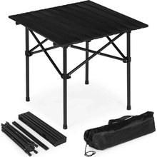MultiGarden XLP150-55-1 Skládací kempingový stůl 53 x 55 cm s taškou, černý