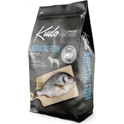 Kudo Кудо, суха храна за кучета с Адриатическа риба, Kudo Low Grain Adriatic Fish, 12кг