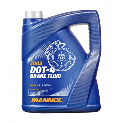 MANNOL Спирачна течност MANNOL Brake Fluid DOT 4 3002 5L (3002)