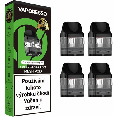 Vaporesso Xros Pod Series Mesh Cartridge 1 ohm 4 ks