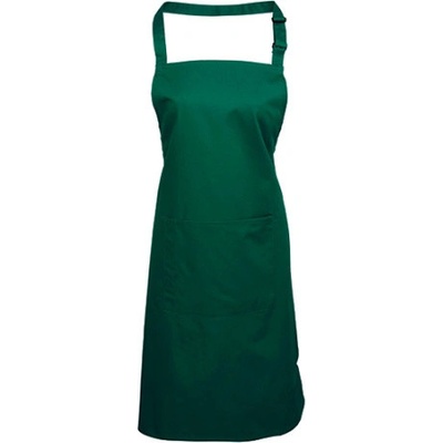 Premier Workwear Pracovná zástera za krk s vreckom PR154 Bottle Pantone 560 72 x 86 cm