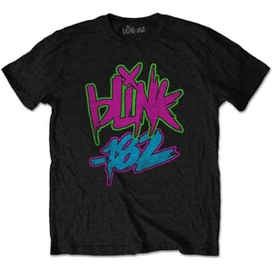 Blink-182 Neon Logo Black M Риза (BLINKTS01MB02)