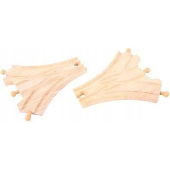 Bigjigs Trojitá výhybka 2 ks