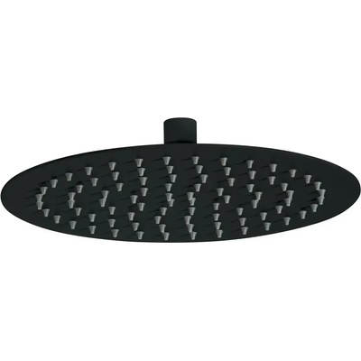 Твоят Стил - Кухненски Мивки Черна кръгла душ глава / пита тип Тропически дъжд Cascada - 250 мм