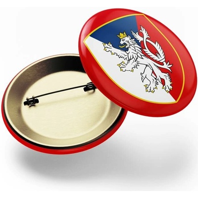 CZECHMANIA Placka erb se lvem červená