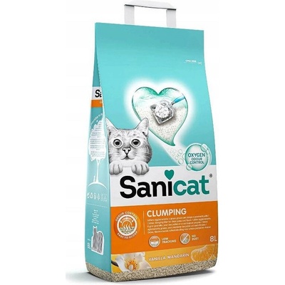 Sanicat Clumping Vainille-Mandarine 8 l