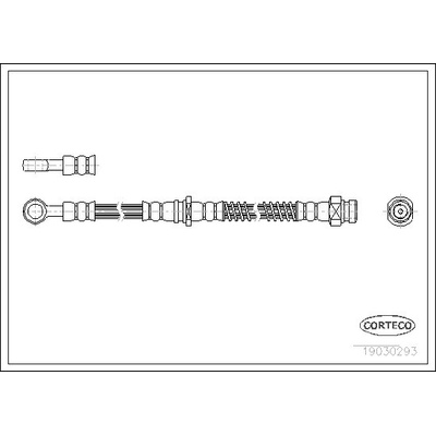 Brzdová hadica CORTECO 19030293