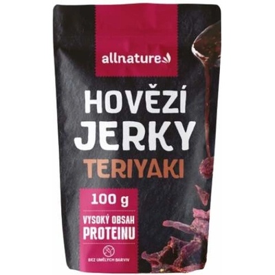 Allnature Beef Jerky Teriyaki sušené mäso hovädzie 100 g