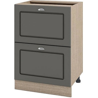 ИРИМ Долен кухненски шкаф Сити МФ-Цимент мат-06-44 60 см