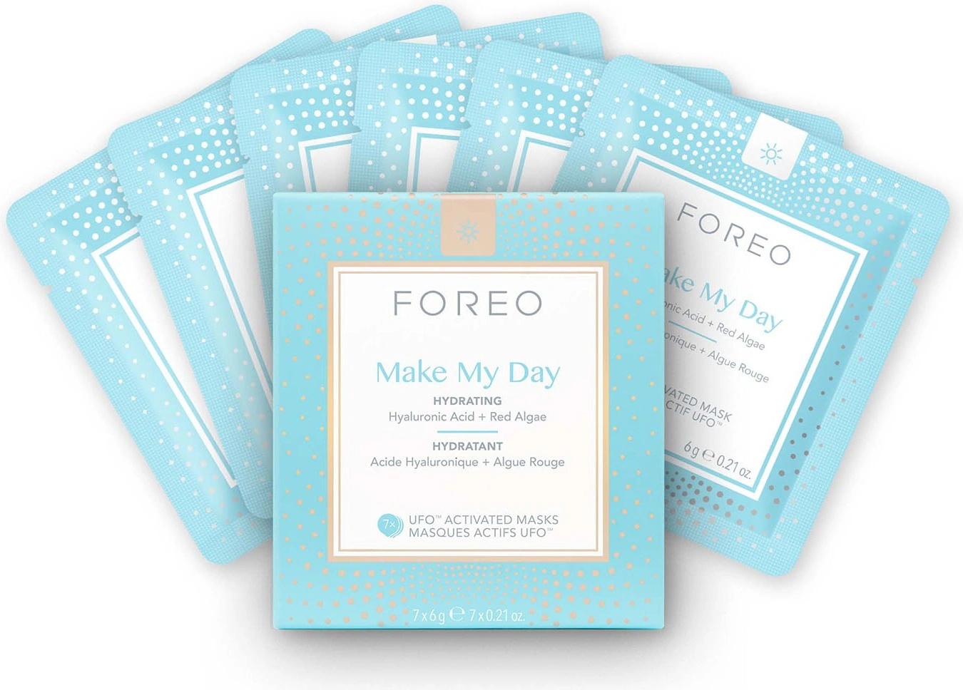 FOREO UFO Mask Make My Day x 7 Маска за лице дамски 42gr