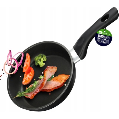 Kadax Pánev tradiční černá s nepřilnavým povrchem 18 cm