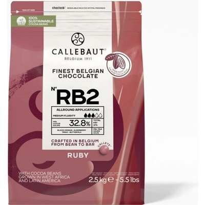Callebaut Čokoláda Ruby 32,8% 250 g