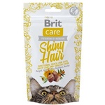 Brit Care Cat Functional Snack Shiny Hair - Лакомство за красива козина - 50 г
