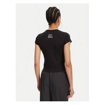 Juicy Couture Tričko JUICY COUTURE-JCGCT125041 101 BLACK Čierne