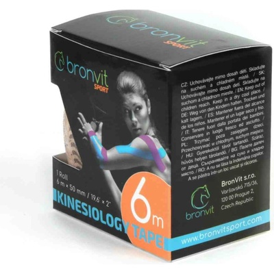 BronVit Sport Kinesio Tape classic béžová 5 cm x 6 m